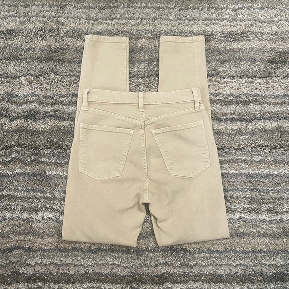 Current/Elliot Skinny Jeans Sz 27 | Current/Elliot High Rise Skinny Jeans Khaki - Picture 11 of 12